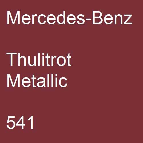 Mercedes-Benz, Thulitrot Metallic, 541.